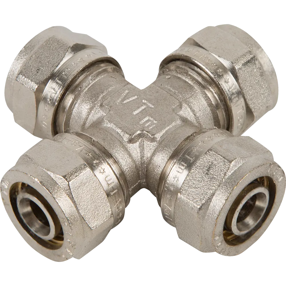 Обжимная крестовина Valtec 16 мм для трубопроводов 10520843 STLM-0000588