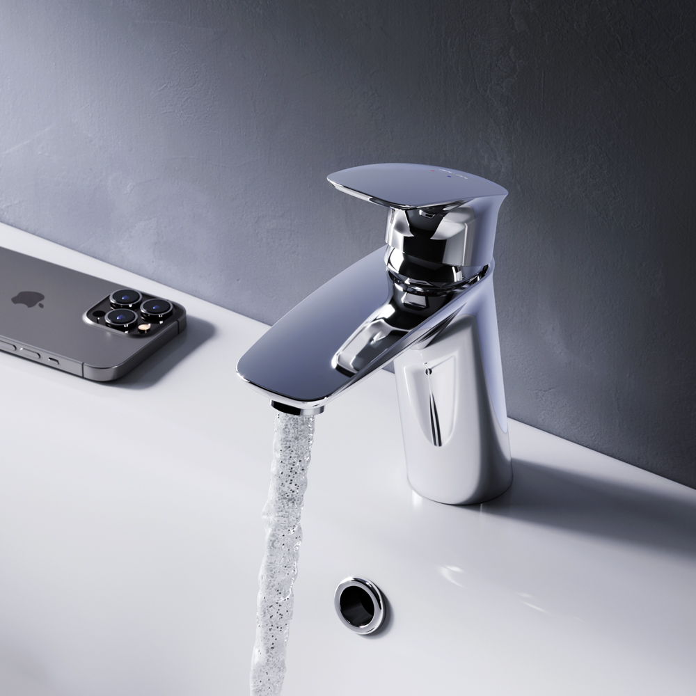 F71A02100 Spirit V2.1 смеситель д/умывальника хром шт AM.PM Spirit 2.1  - Вид №1