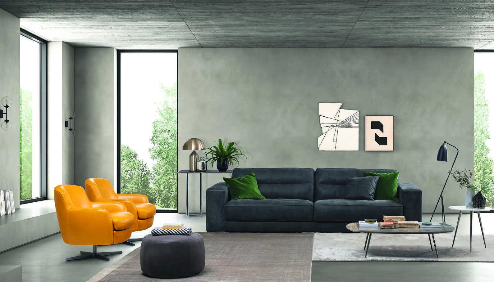 Кожаное вращающееся кресло с подлокотниками BODEMA CAROL ARCH-00149980 - Вид №6