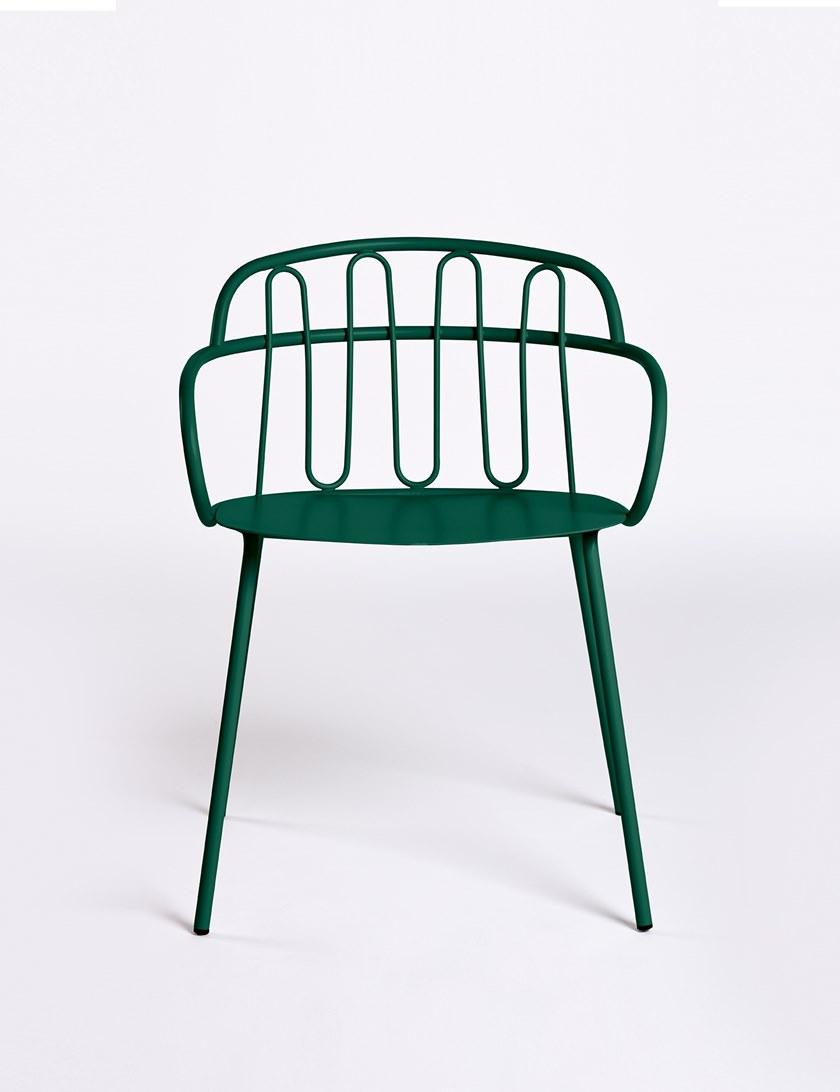 CaStil Садовое кресло из металла с подлокотниками Hall sun-id-1358831 - Вид №3