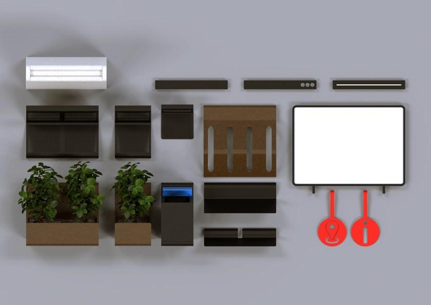 Manufatti Viscio Кашпо для общественных мест / мусорное ведро Cling sun-id-1400985 - Вид №2