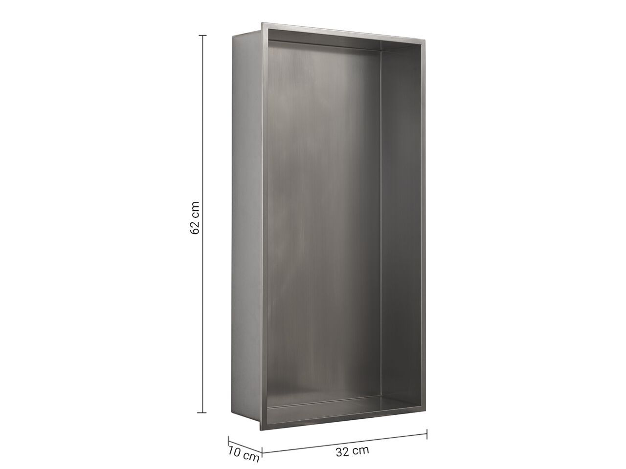 Ниша из нержавеющей стали GEDY GUEST ARCH-00121510 - Вид №3