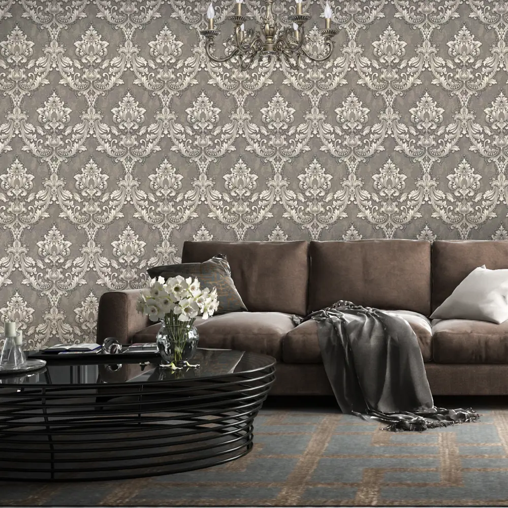 Обои флизелиновые OVK Design Треббьяно коричневые 1.06 м 10332-04 85583560 STLM-2194659 - Вид №2