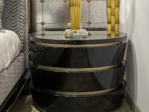 Formitalia Тумбочка овальная с ящиками Muzio