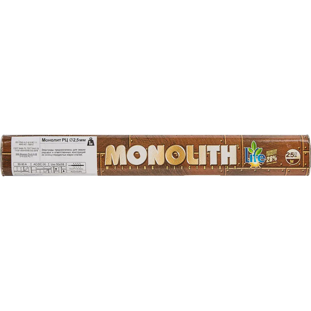 Электрод сварочный для стали Monolith РЦ 2.5 мм 1 кг 84838055 STLM-2088855  - Вид №3