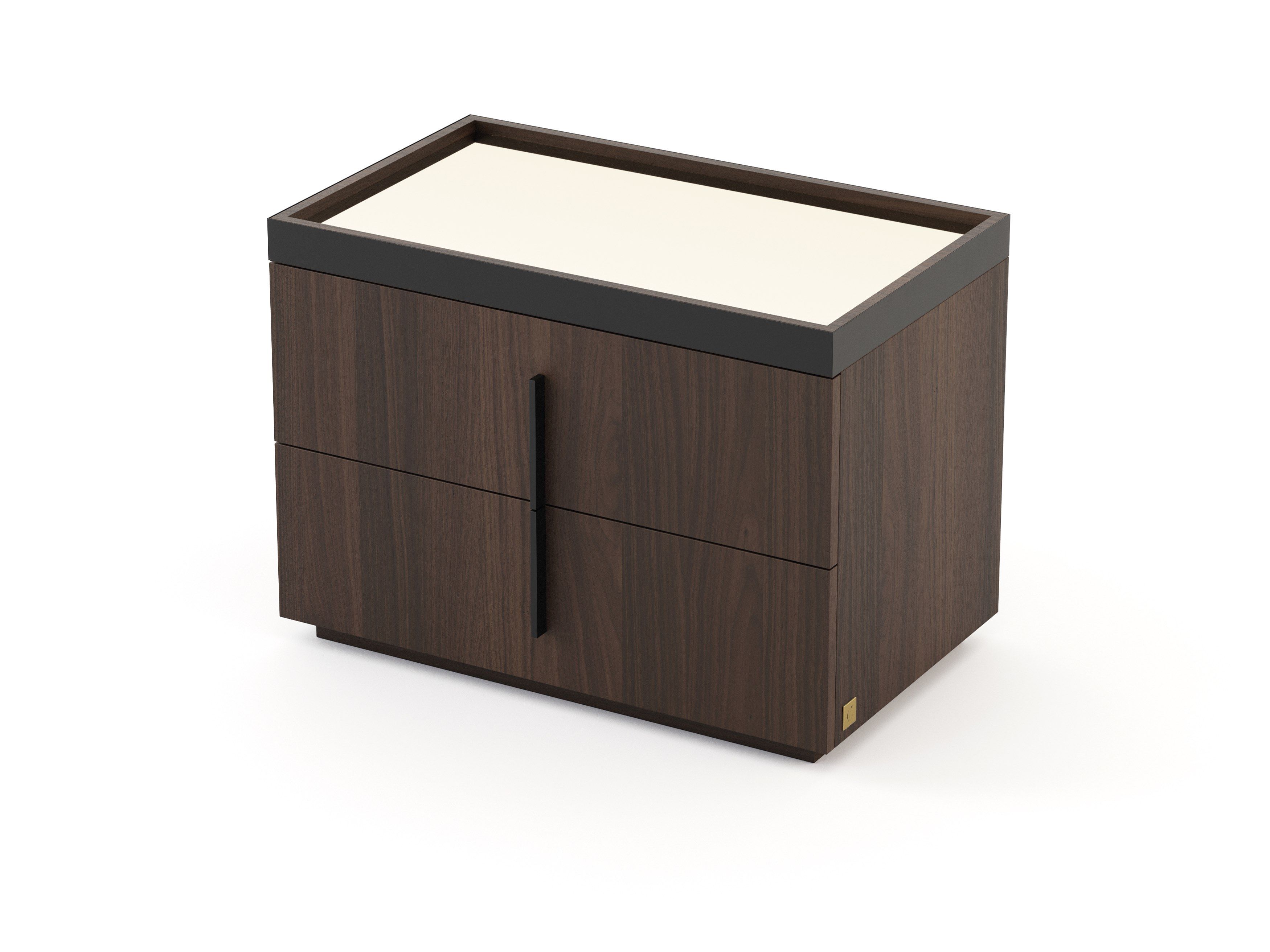 Прямоугольная прикроватная тумбочка из шпона с ящиками Stylish Club ARCH-00040121 - Вид №17