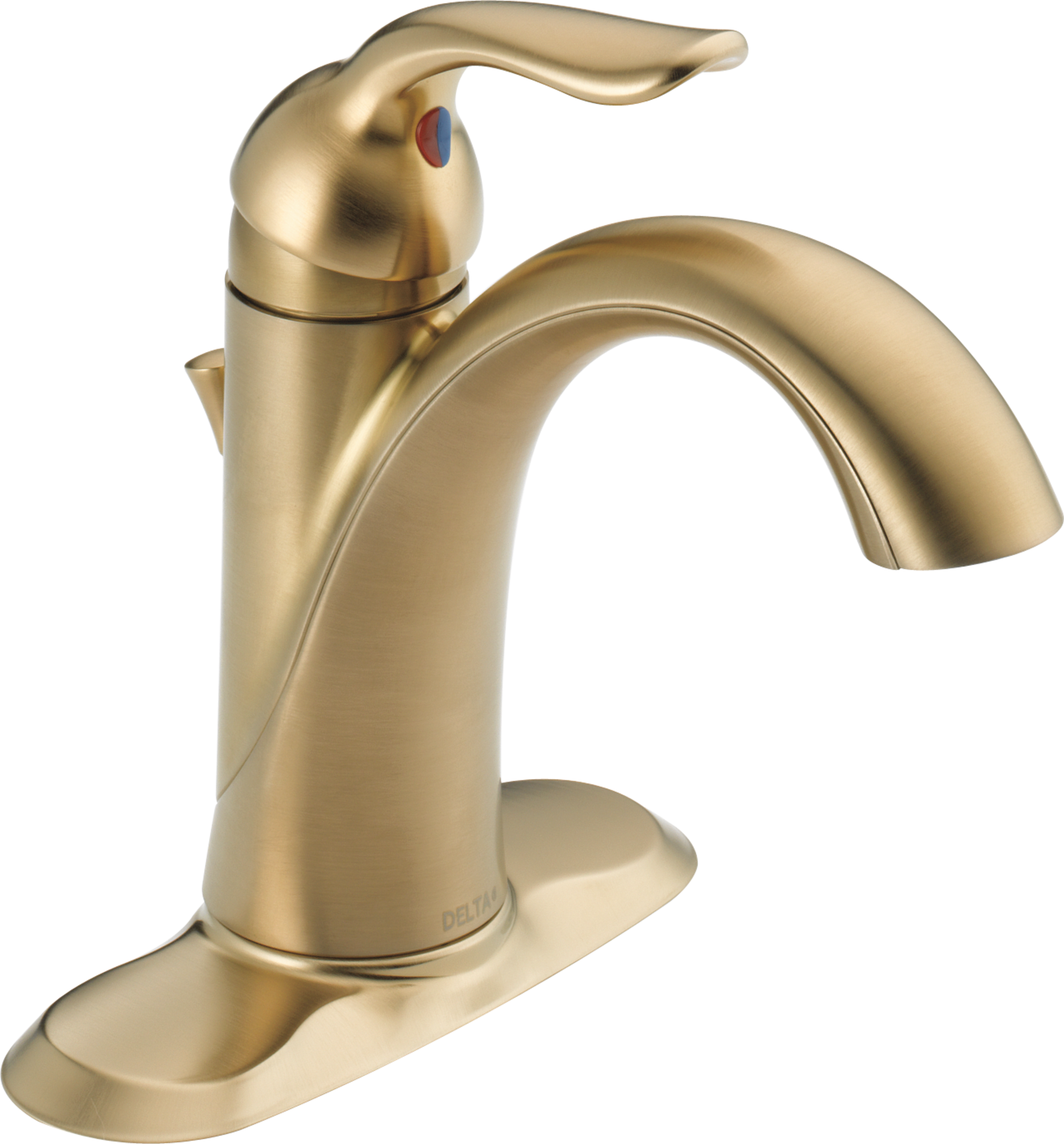 538-CZMPU-DST Смеситель для ванной с одной ручкой Delta Faucet Lahara Шампанское бронза  - Вид №2