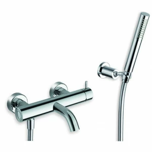 CRITV181 Внешний смеситель для ванны с гибким шлангом LONG LIFE и регулируемым ручным душем против известкового налета Cristina Rubinetterie