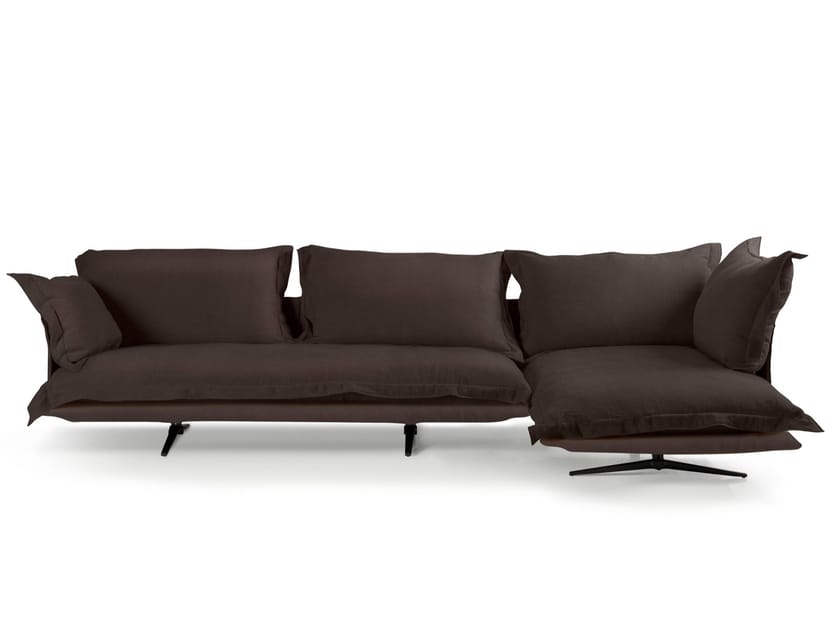 3-местный тканевый диван с полуостровом ALBEDO MODEL ARCH-00118404