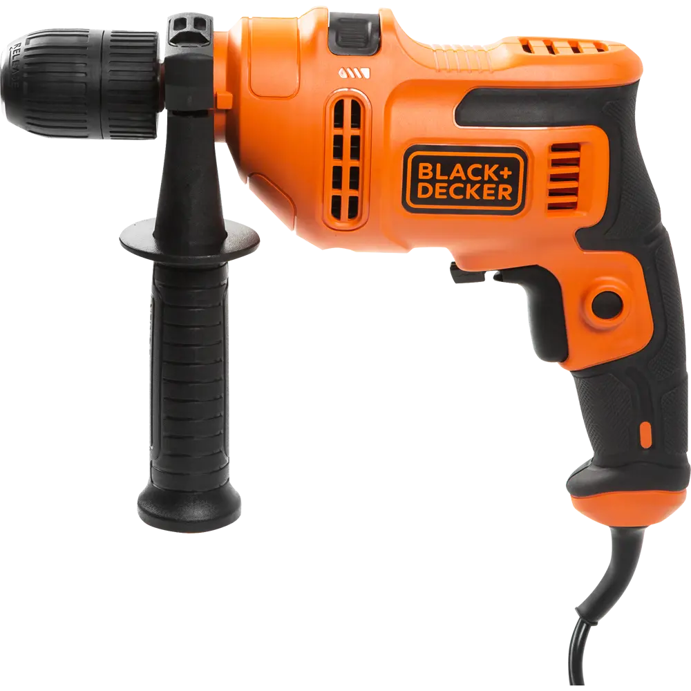 Ударная дрель Black&Decker BEH200-QS, 500Вт 82126874 STLM-2077302 BLACK + DECKER  - Вид №1