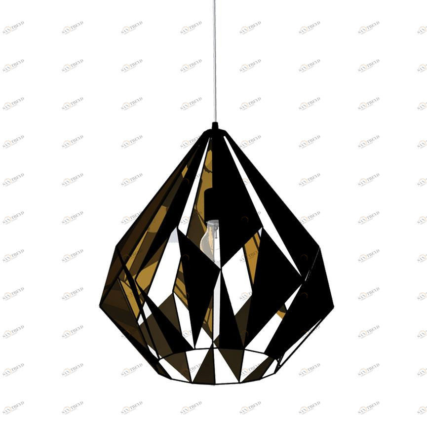 Подвесной светильник Eglo Carlton 1 49878 EGLO CARLTON 102290 Черный