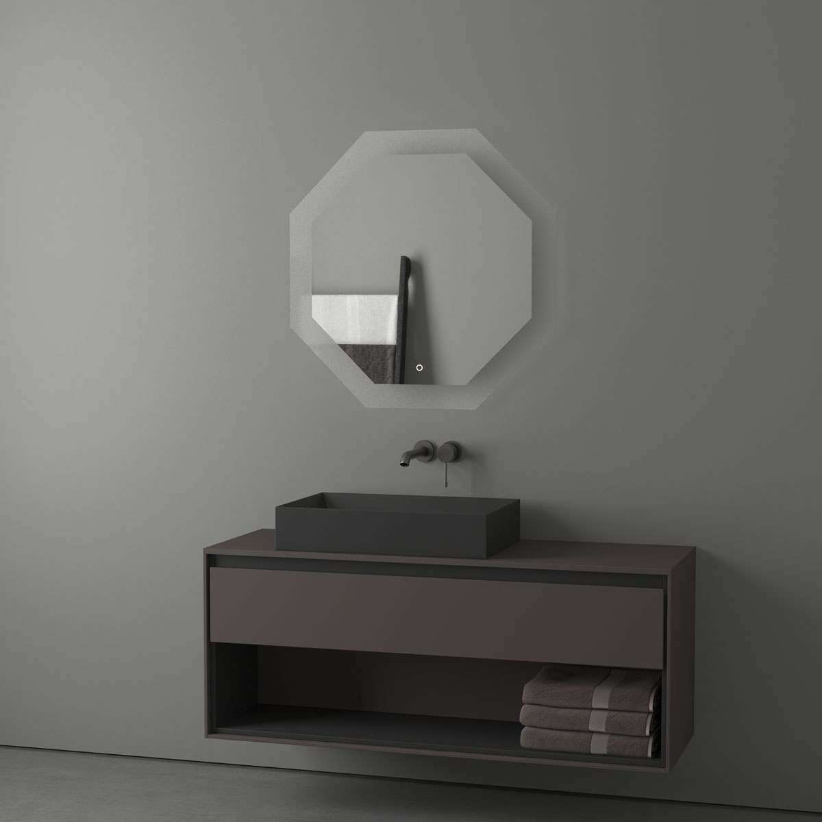 BY 2605 Зеркало с LED-подсветкой 25,5 W EVOFORM Ledshine - Вид №2