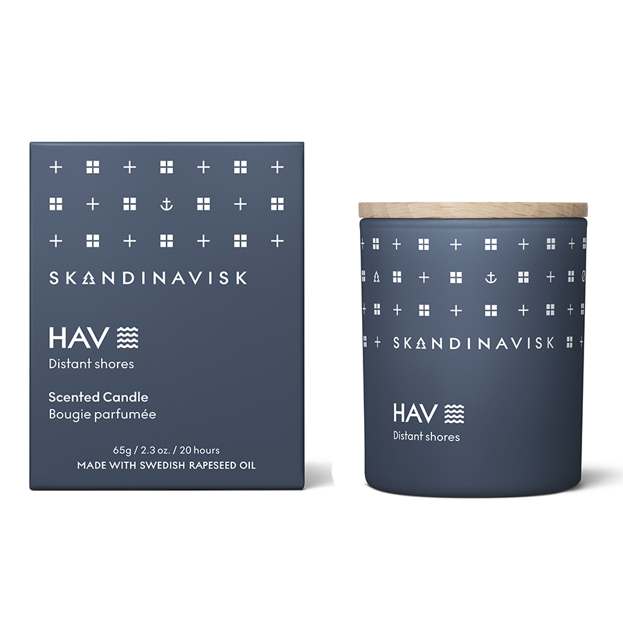 SK20204 Свеча ароматическая hav с крышкой, 65 г (новая) S K A N D I N A V I S K 