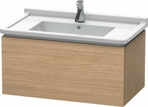 LC616505252 Тумбочка подвесная L-Cube #LC6165 820 x 469 мм Европейский дуб, декор