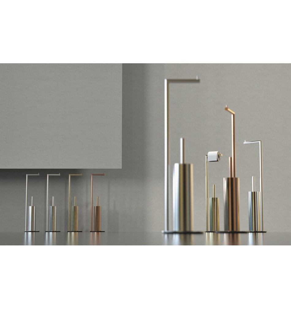 FROST Ершик для унитаза 8, combi » полированный. Нержавеющая сталь Полированный O1948  - Вид №4