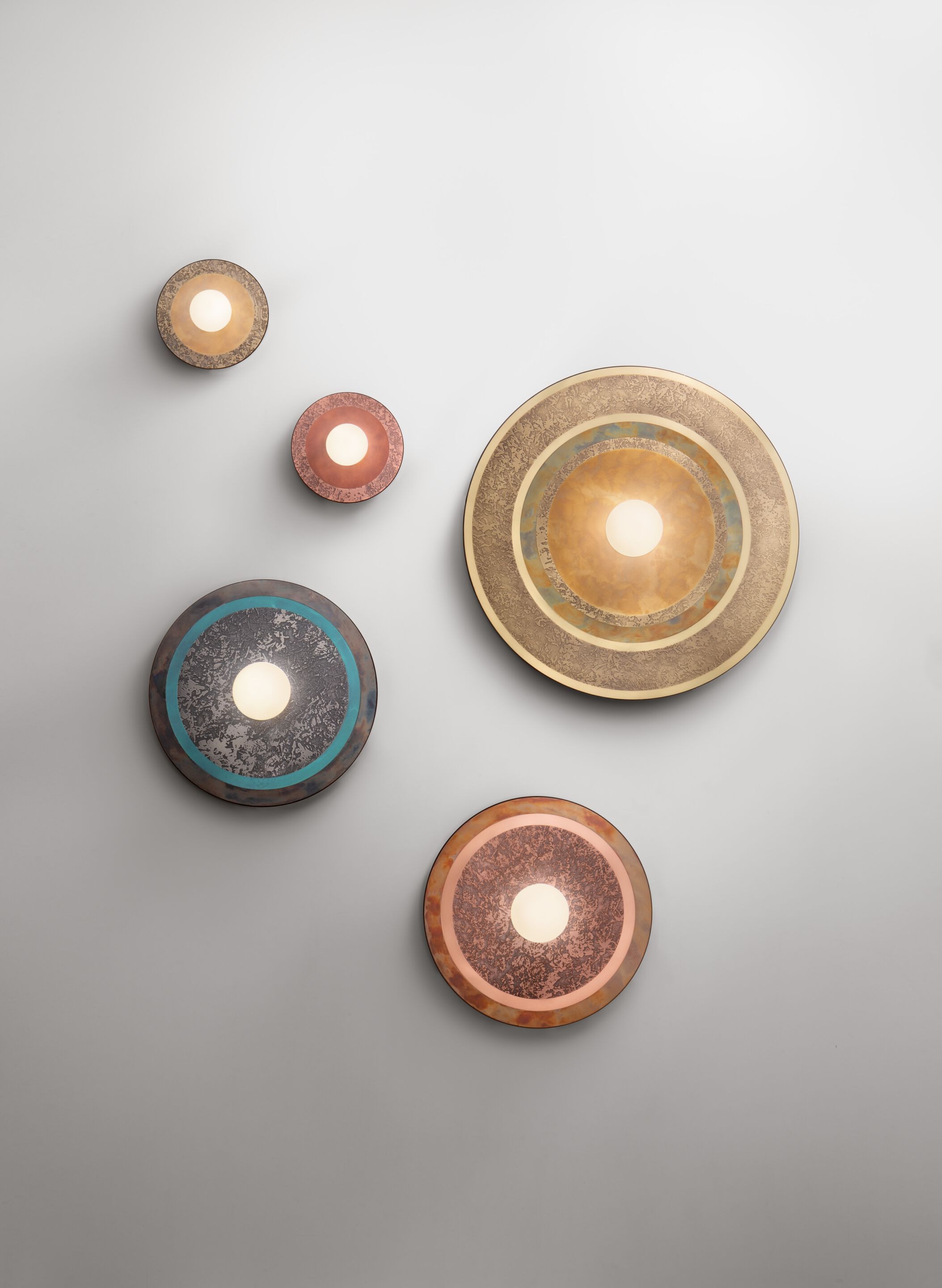 Металлический настенный светильник / потолочный светильник DE CASTELLI CALEIDE EOS ARCH-00060573 - Вид №1