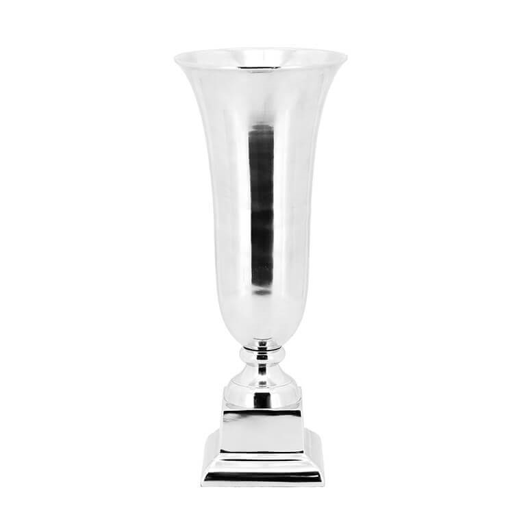 200730-02 ABHIKA ВАЗА КВАДРАТНАЯ БАЗА SILVER 