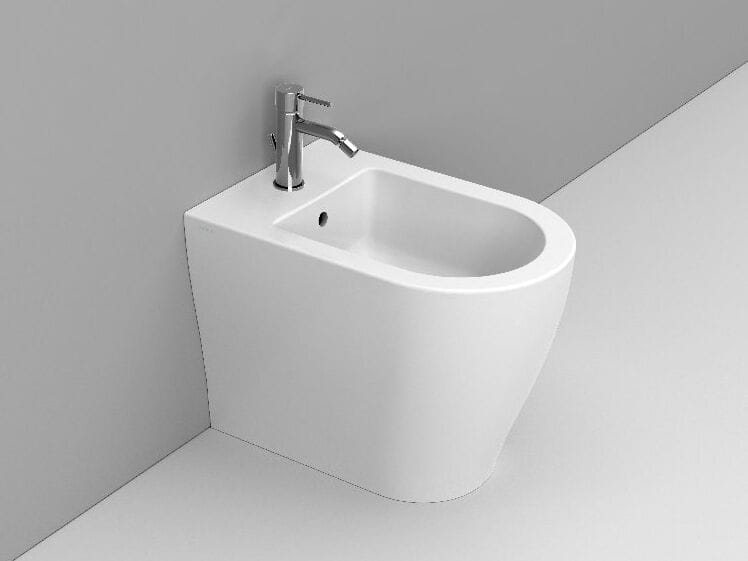 Керамическое напольное биде с переливом Ceramica Dolomite круглый мирт ARCH-00050276 - Вид №8