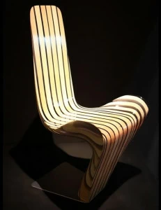 CEDRIMARTINI Стул из массива дерева Pangea