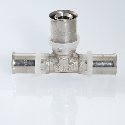 VTm.231.N.323232 Пресс-фитинг – тройник Valtec 32 мм  - Вид №8