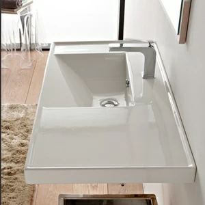 3009 Подвесная раковина настенная овальная Scarabeo Ceramiche