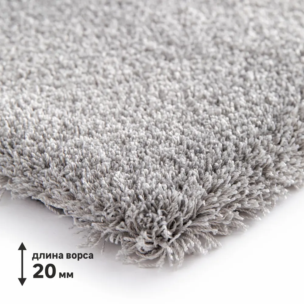 Ковер полиэстер Tony Inspire 160x230 см цвет серый STLM-2152201 - Вид №1