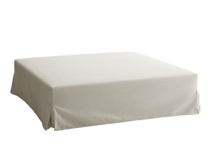 Квадратный пуф из ткани