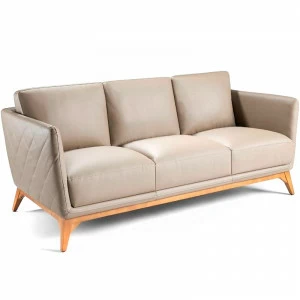 Диван Nobleza Piel трехместный прямой бежевый от Angel Cerda ANGEL CERDA ДИЗАЙНЕРСКИЕ 150241 Бежевый