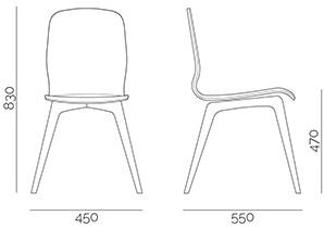 PF Stile Стул из технополимера Glamour sun-id-1440893 - Вид №2