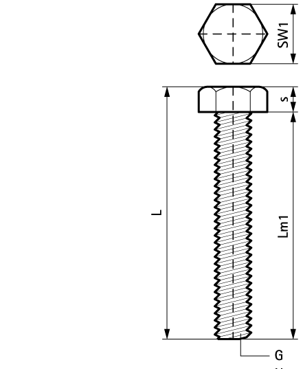 6143990 Монтажный элемент BIS Болты шестигранные WALRAVEN  - Вид №1