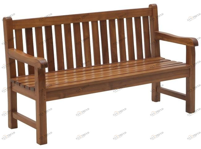 Il Giardino di Legno Садовая скамейка из тика с подлокотниками Junior Juni0606