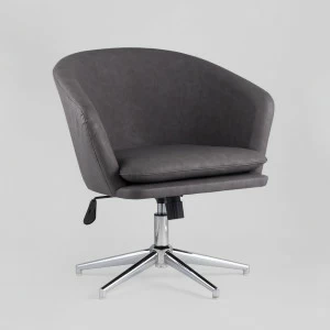 Кресло с мягкими подлокотниками регулируемое серое "Харис" STOOL GROUP ДИЗАЙНЕРСКИЕ 00-3881865 Серый