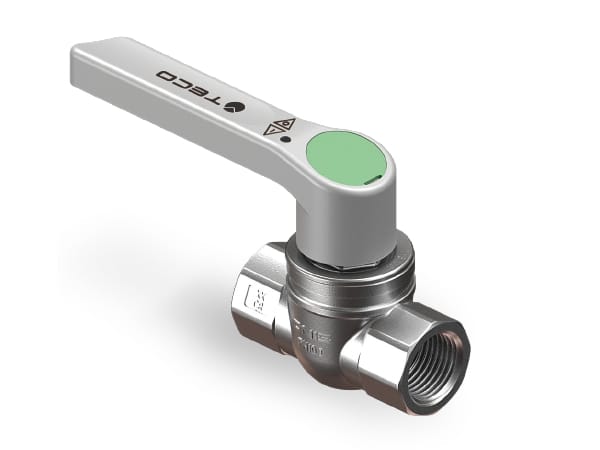 Запорный клапан Top Entry в прямом исполнении с резьбой F/F с рычагом управления TECO T4 ARCH-00141948