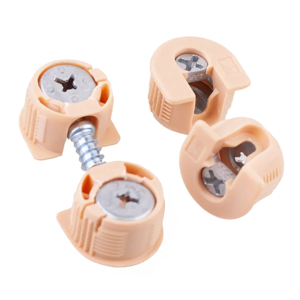 Набор эксцентриковых стяжек 16 мм сталь/пластик цвет бук 4 шт Santreyd STLM-2124610 - Вид №1