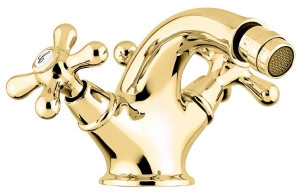 12014OR Смеситель Deco Classic с донным клапаном для биде, цвет золото