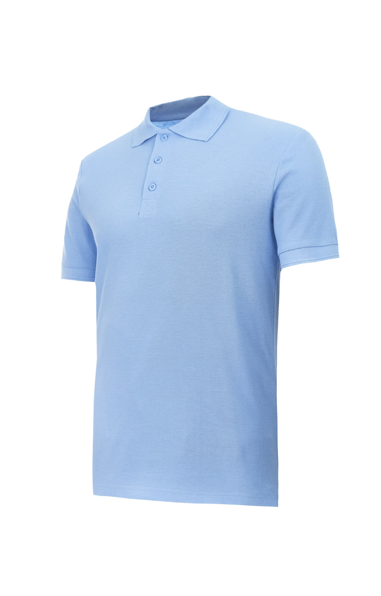 62213 Тенниска-поло мужская светло-голубая LUXE  Одежда для салонов красоты  размер S  - Вид №2