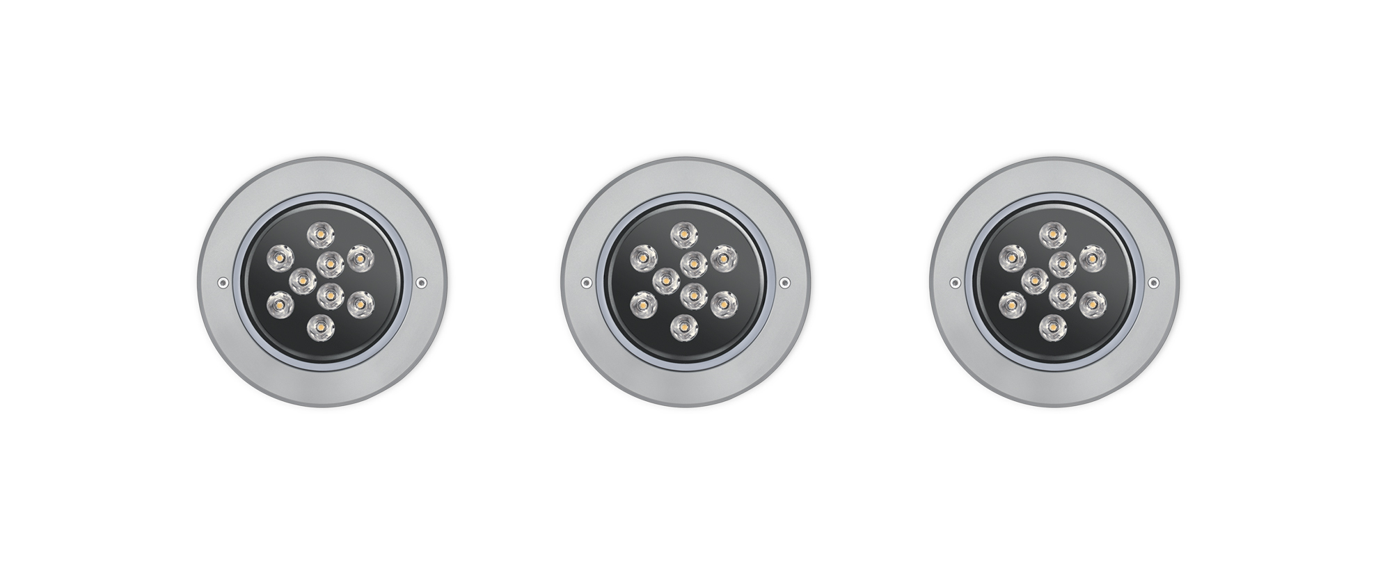 8481318 Встраиваемый в пешеходный пол Platek MEDIO FULL INOX  MEDIO FULL INOX - LED 3000K 45°  - Вид №1