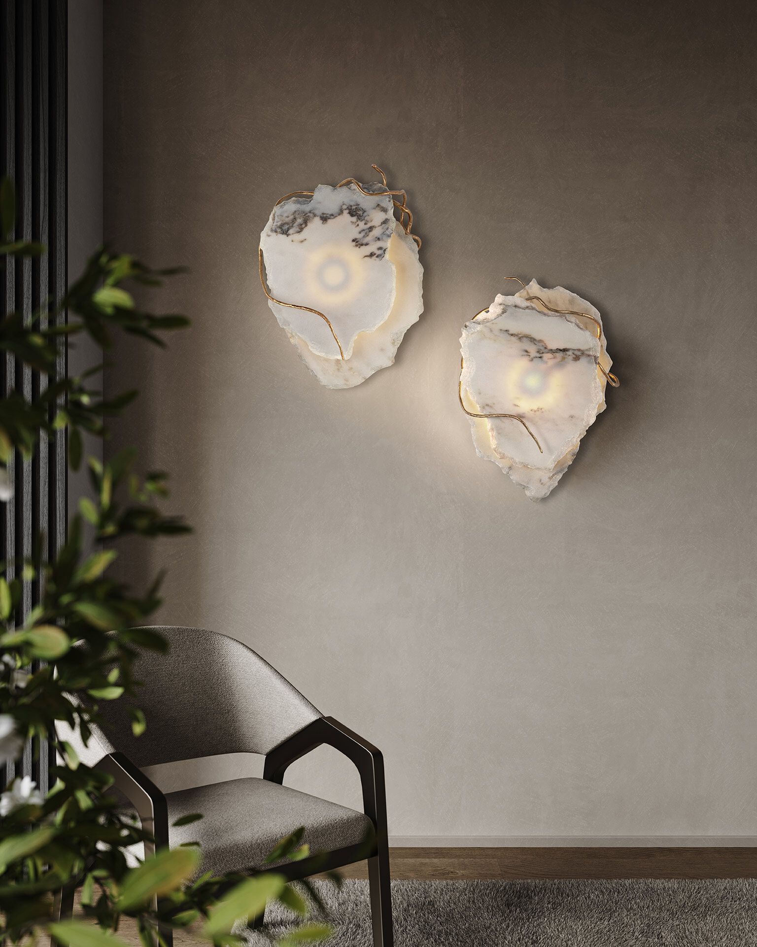 Аппликация ручной работы из камня и бронзы Serip Origem ARCH-00142082 - Вид №1