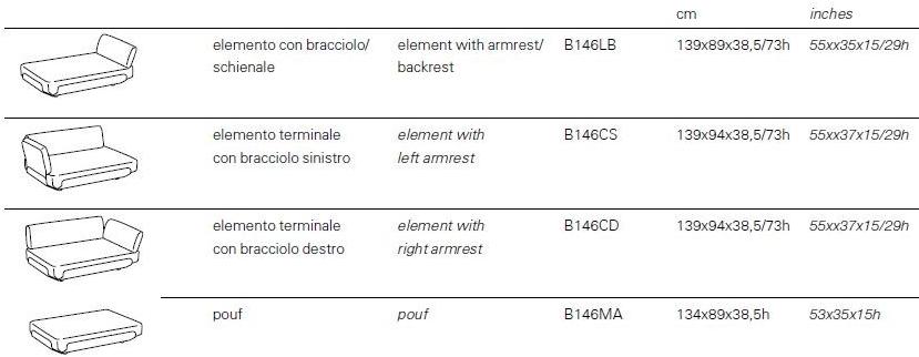 Paola Lenti Садовый диван из ткани со съемным чехлом sun-id-1345668 - Вид №8