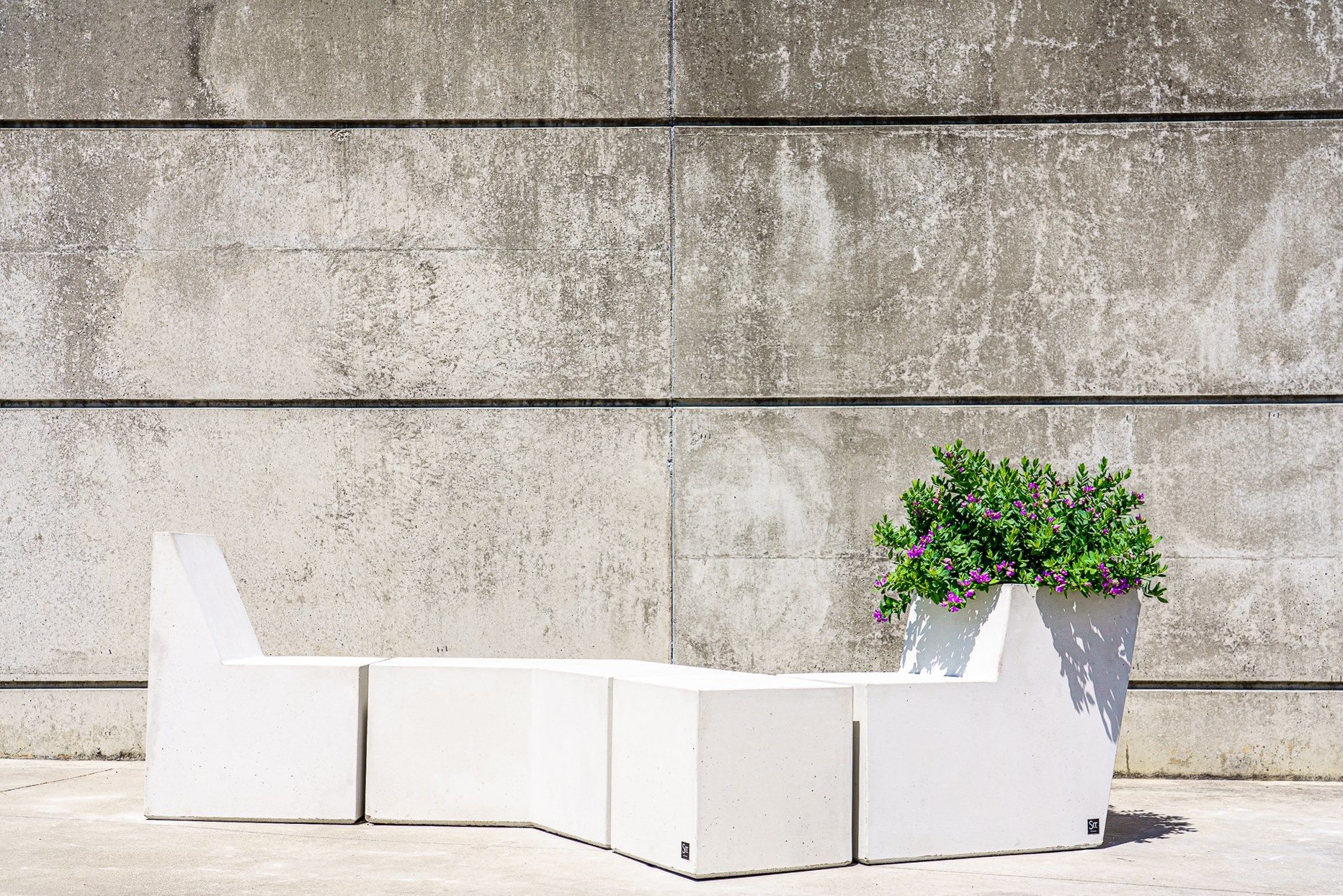 Бетонное наружное сиденье SIT форма ARCH-00083026 - Вид №3