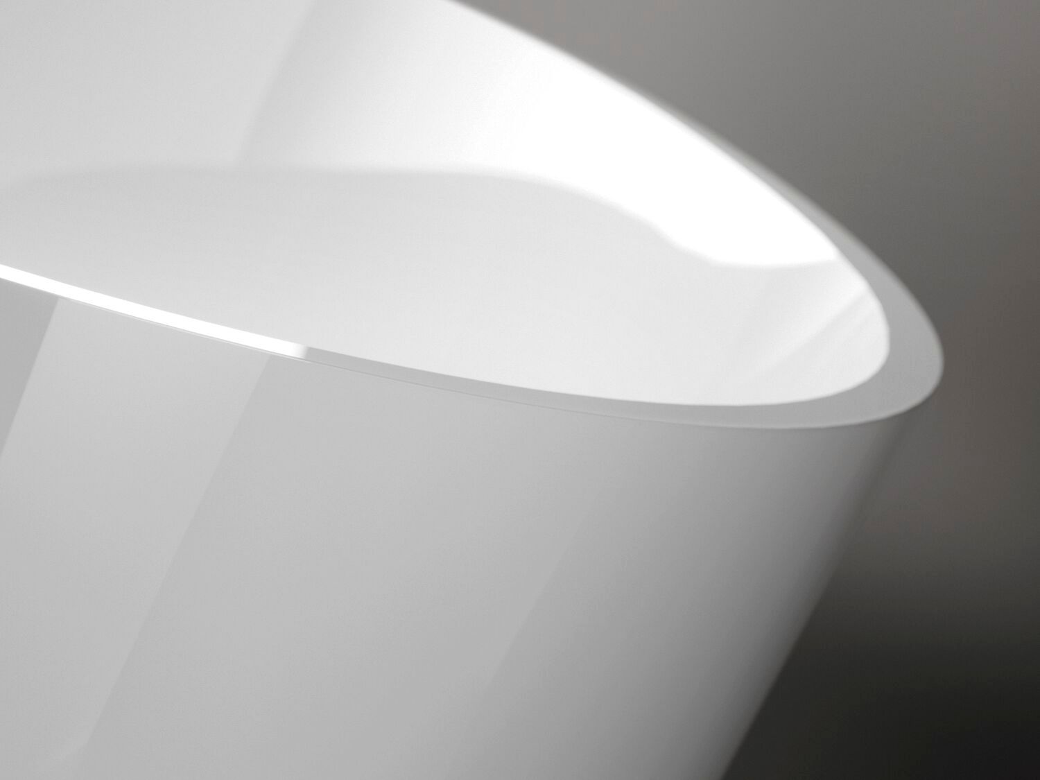 Овальная ванна в центре комнаты в твердой поверхности Gruppo Treesse мебель для ванной комнаты-отдельно стоящие ванны ARCH-00149866 - Вид №17