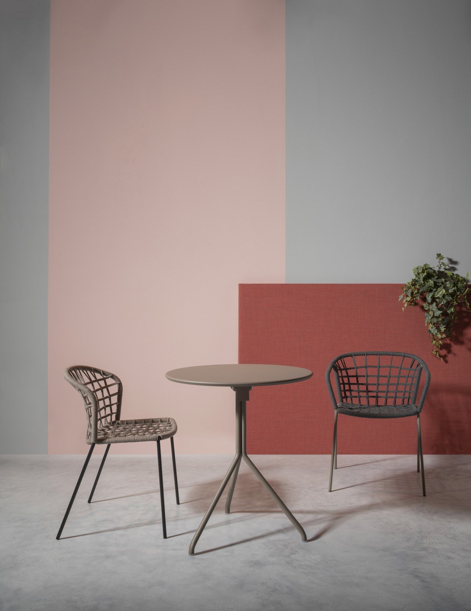 Круглый стол с металлическим откидным верхом GABER LOL PLUS ROUND ARCH-00148524 - Вид №3