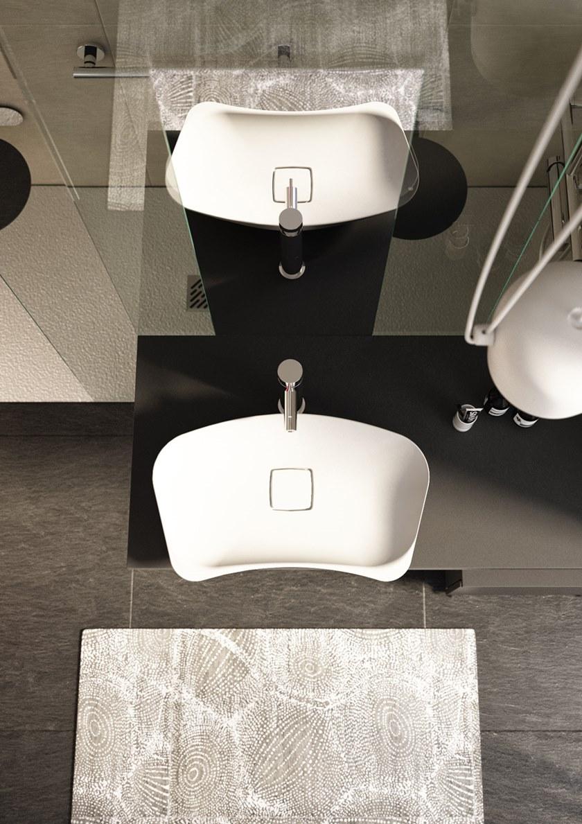 Pr-201 Накладная раковина на столешницу  овальная Goman Prime - Вид №7