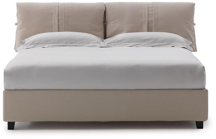 Flexstyle Двуспальная кровать из ткани с мягким изголовьем sun-id-1344774 - Вид №1