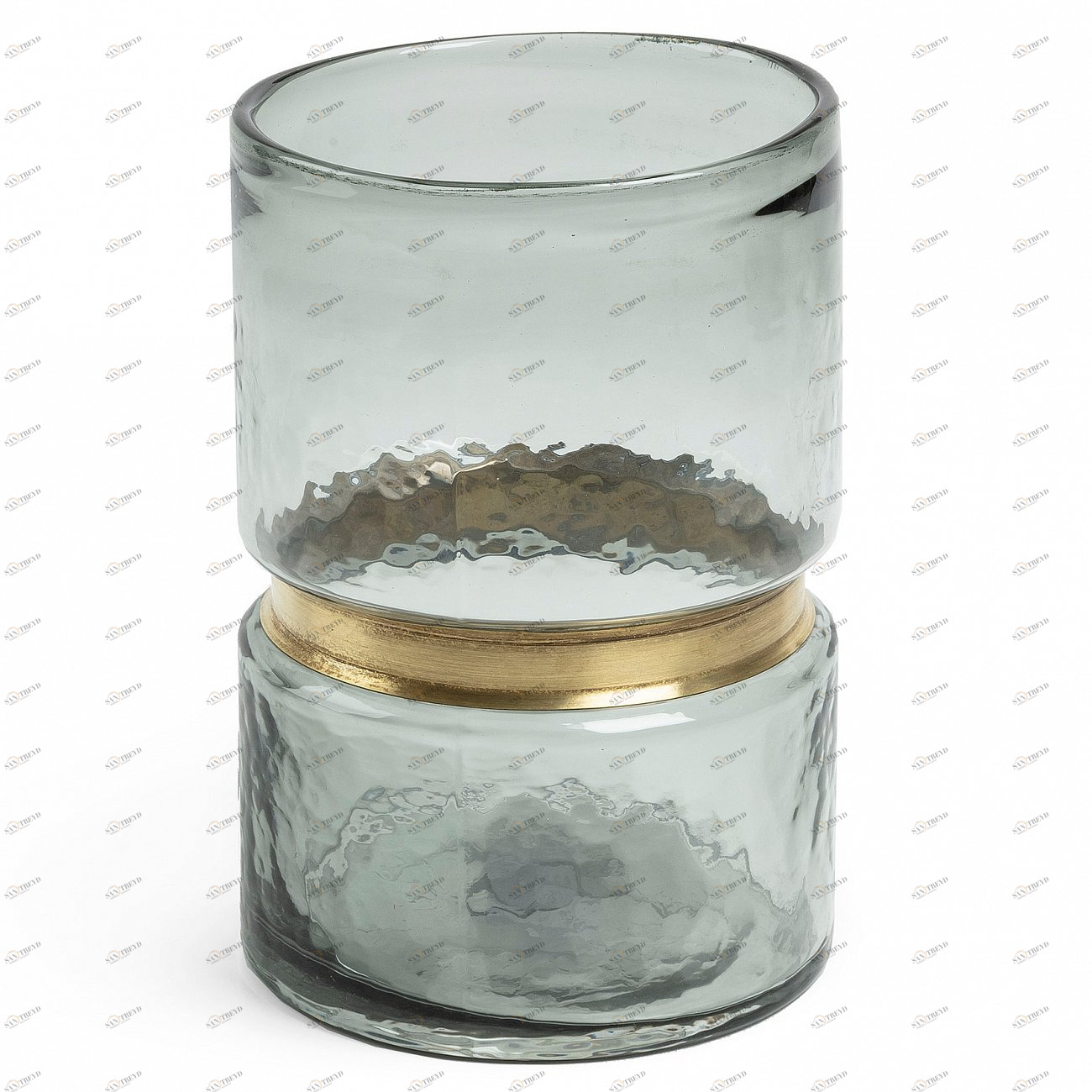 Ваза стеклянная цилиндр серая 23,5 см Jambala от La Forma LA FORMA JAMBALA 343206 Серый 