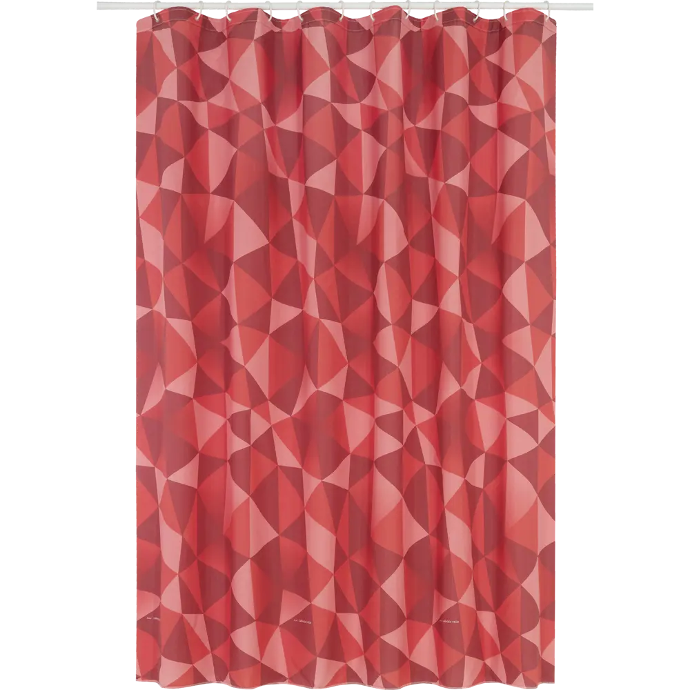 Штора для ванны Bacchetta Diamante Rosso с кольцами 180x200 см полиэстер , цвет мультиколор 84621383 STLM-2029797 Шторы текстильные - Вид №1