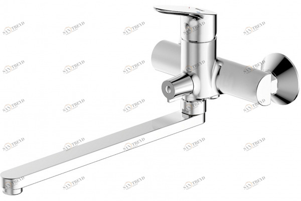 Смеситель для ванны излив 300 мм БЕЗ аксессуаров DROP F64898C-L bravat