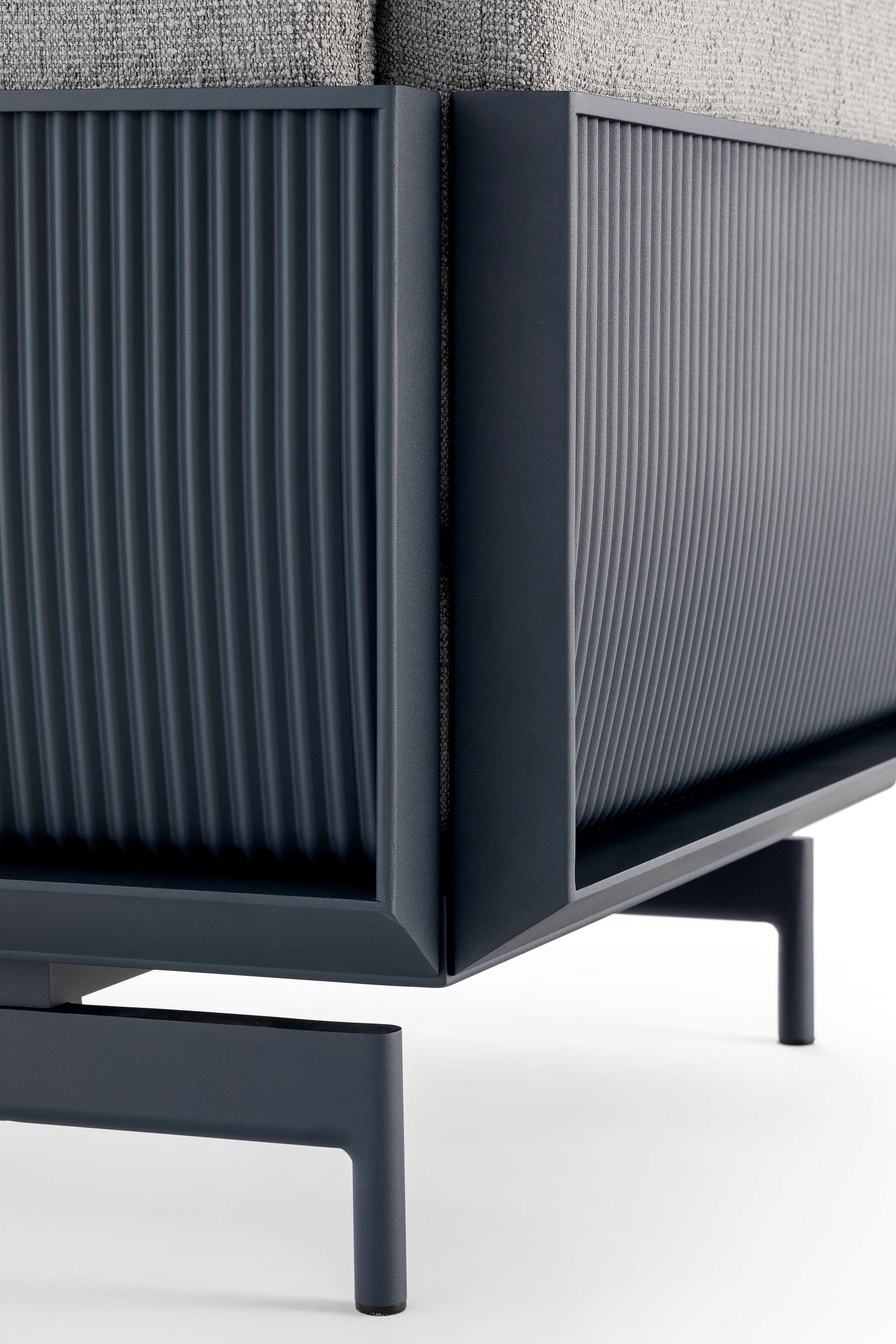 Садовый стул из ткани и алюминия с термокрытием GANDIABLASCO Onde ARCH-00136154 - Вид №10