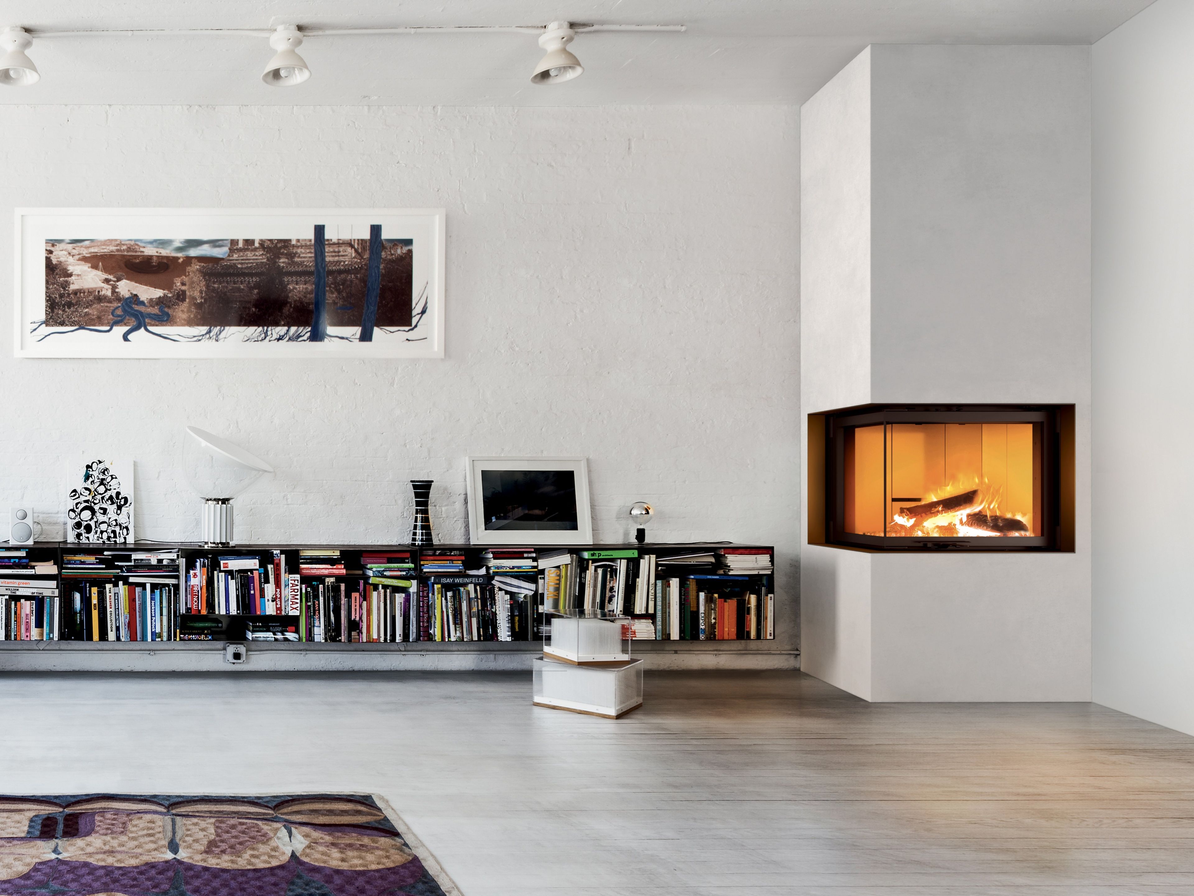 Встроенный дровяной камин с двойным фасадом MCZ PLASMA 75 DX/SX WOOD ARCH-00048058