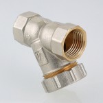 VT.193.N.04 Фильтр механической очистки косой c заглушкой Valtec 1/2"  - Вид №1